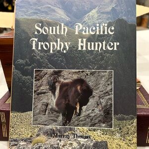 South Pacific Trophy Hunter by Murray Thomas - Black and Brown Cover